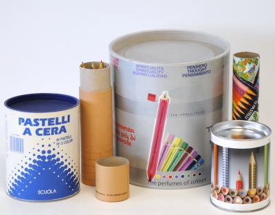 Boîtes cylindriques à Crayons