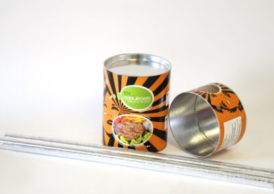 Boîtes cylindriques pour aliments