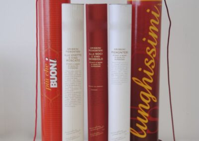 Boîtes cylindriques pour pâtes et gressins